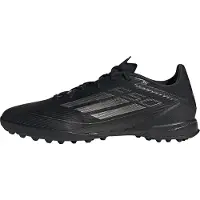 Adidas Heren F50 League Dark Spark Pack TF Astro Fußballschuhe Core Black/Iron Metallic/Gold Metallic