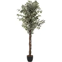 Atmosphera Kunstplant Fiscus met pot - Ø70xH180cm - Groen