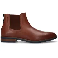 Van lier Cognac leren chelsea boots | Maat 40