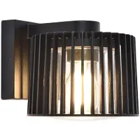 Lutec Wandlamp buiten SHYNE, dimbaar, zwart, Aluminium, Modern, Wandlamp buiten