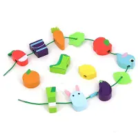 Vilac - Large Beads Set - Vegetable Garden - (1517S)
