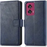 IMoshion Luxe Bookcase voor de Motorola Edge 50 Fusion - Donkerblauw