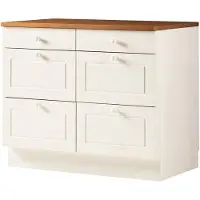 Notio Living Anita-Commode - Wit/Honing
