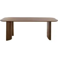 Light & Living Eettafel 240x100x76 cm AYMARA hout donker bruin (Bruin, 240x100x76cm)