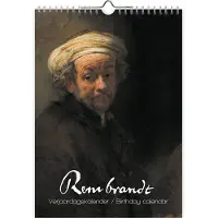 Comello Rembrandt Verjaardagskalender A4