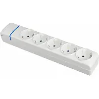 Merkloos 5-voudige Stekkerdoos zonder Schakelaar Solera 8005p 250 V 16 A