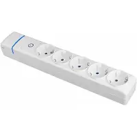 Merkloos Stopcontactenstrip 5 Tomas met Interruptor Solera 8005pil 250 V 16 A