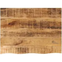 vidaXL Tafelblad met natuurlijke rand 80x60x3,8 cm massief mangohout