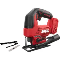 Skil 3421 CA accuslingerzaag (geschikt voor zowel ronde als rechte sneden, met materiaalselectieschakelaar)
