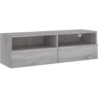 vidaXL Tv-wandmeubel 100x30x30 cm bewerkt hout grijs sonoma