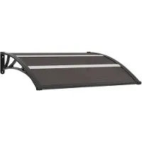 vidaXL Deurluifel 120x75 cm PC zwart