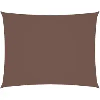 vidaXL Zonnescherm rechthoekig 2,5x3,5 m oxford stof bruin