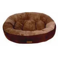 Topmast Comfort Donut - Supersoft Hondenmand - Bruin - 108 x 86 x 22 cm