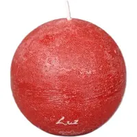 LUZ Rasteli Your Senses Kaars- Bolkaars Rood-Antikrood D 10 cm