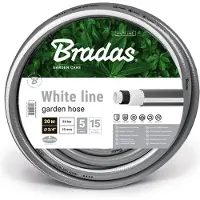 Bradas Tuinslang White Line – 19 mm (3/4") – 30 m – 5-laags, Anti-knik, UV-bestendig