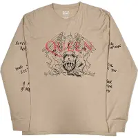 Ginza.se Queen - Handwritten Longsleeve shirt - L - Bruin