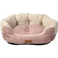 Topmast Duo Series Hondenmand - Hondenkussen - Roze - Zacht Pluche - Large - 65 x 45 cm