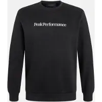 Peak Performance Trui Men Big Logo Crew Black-S