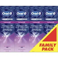 Oral-B Tandpasta 3D White Vitalizing Fresh - 4 x 75 ml