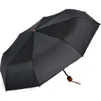 Clayre & Eef Opvouwbare Paraplu 56 cm Zwart Polyester