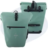 Voltano Luxe E-bike Fietstas 28L - Mint Groen - Pakaftas Met Laptop vak - 100% Waterdicht