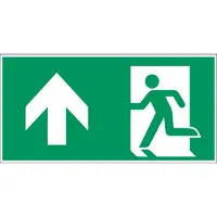 Allesveilig.nl Nooduitgang rechtdoor pictogram