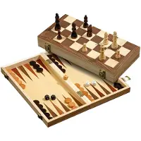 Philos Schaak/Backgammon Kassette Veld 40 mm, Koningshoogte 76 mm