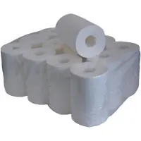 Q-CONNECT Poetspapier Mini | 1-laags | 120 m | pak van 12 rollen