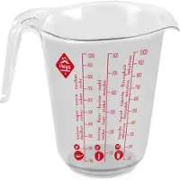 Hega hogar Jarra - Maatbeker - 1L - Kunststof