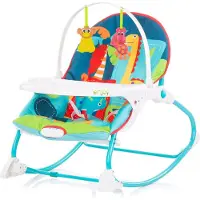 Chipolino Babywipper Enjoy, met stoelfunctie, schommel- en muziekfunctie, blauw