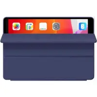 HEM Siliconen iPad Hoes geschikt voor iPad 10.5 (2017/2019) - iPad Pro 10.5 (2017) - iPad Air 3 10.5 (2019) - Donkerblauw - 10,5 inch