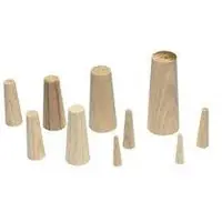 PLASTIMO Wooden Plug Set Bruin 9 pcs