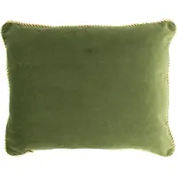 Mars & More half kussen fluweel goud appel groen 35x45cm