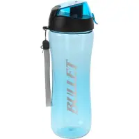 Excellent houseware Bidon drinkfles/waterfles blauw 700 ml - Drinkflessen