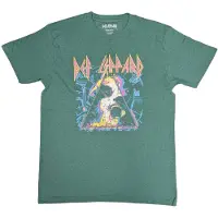 Def Leppard - Hysteria Album Art Heren T-shirt - S - Groen