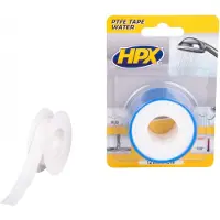 Hpx PTFE waterafdichtingstape blister (2 stuks) - wit 12mm x 12m