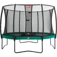 Berg - Champion 380 Trampoline + Deluxe Safety Net - Green (35.42.01.03)