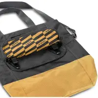 URBAN PROOF 20l fietstas - grijs-geel - unisex - waterbestendig - gerecycled pet materiaal