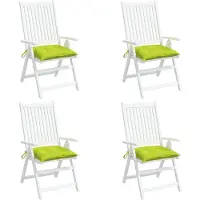 vidaXL Palletkussens 4 st 50x50x7 cm oxford stof felgroen