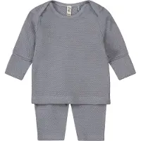 Dirkje - NOOS BOYS - Kledingset - Blauw - Biologische katoen - Maat 74