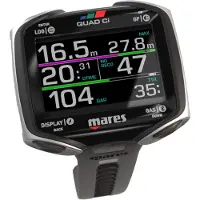 Mares Quad Ci Dive Computer Zwart