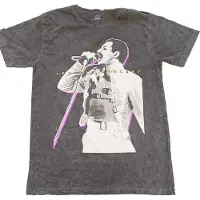 Ginza.se Freddie Mercury - Glow Heren T-shirt - L - Zwart