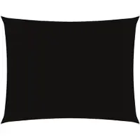vidaXL Zonnescherm rechthoekig 3x6 m oxford stof zwart