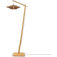 Good&Mojo Bamboe LED Staande Lamp Bali | 1X E27 Max 40W | Natural/Black