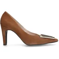 Manfield Beige suède pumps | Maat 41