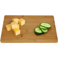 Eh Excellent Houseware Snijplank bamboe hout - 35 x 20 cm - keuken serveerplanken - Snijplanken