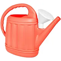 Hega hogar Tuinplanten Gieter Eureka - kunststof - steenrood - voor buiten - met broeskop - 12 Liter - Gieters