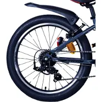 Volare xc race kinderfiets - 20 inch - 7 speed - rood/grijs