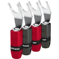 AudioQuest Suregrip 300 Spade gold 4 st Connectors