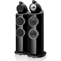 Bowers & Wilkins 803 D4 vloerstaande speaker zwart hoogglans